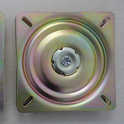 【厂家热销6寸半彩锌转盘、吧椅转盘、吧台方形转盘等家具沙发五金】价格,厂家,图片,其他家具橱柜五金,佛山市高明润升金属制品厂-